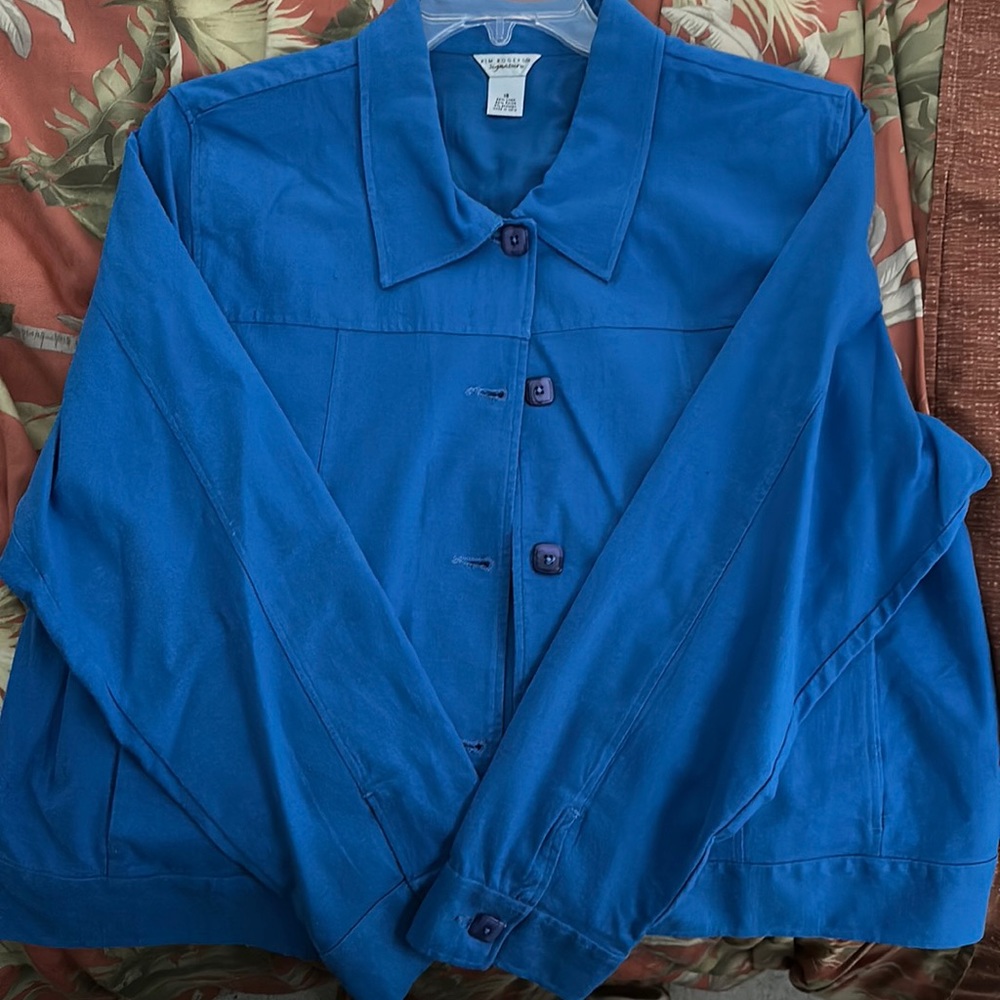 Kim Rogers Signature Royal Blue Jacket sz 18